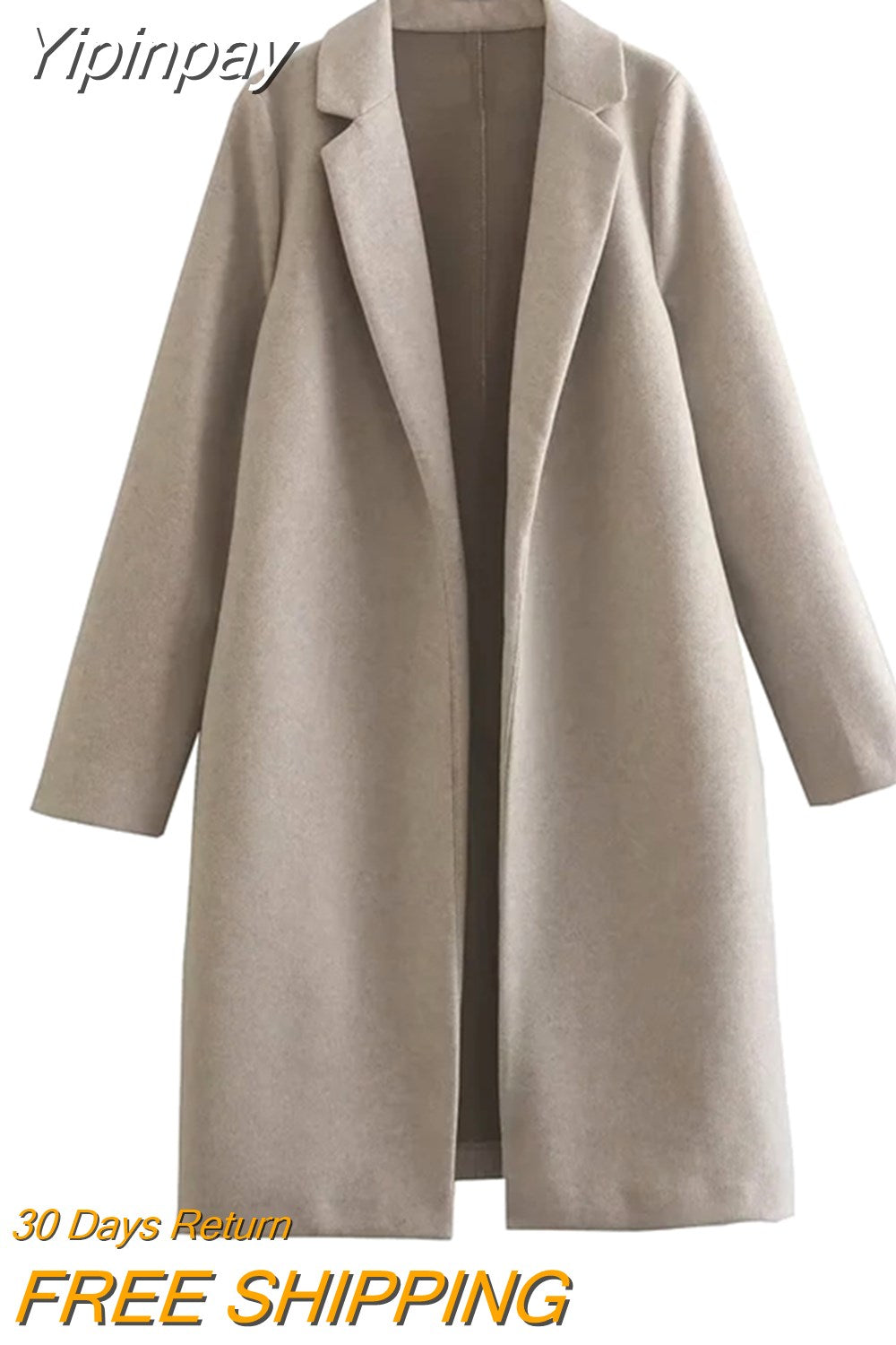 Yipinpay Multicolor Long Coat Women Long Sleeve Winter Woman Coat 2023 Chic And Elegant Woman Jacket Fashion Streetwear Cardigans