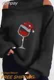 Yipinpay new fashion causal winter autumn Cold Shoulder Lantern Sleeve Sweater pullover tops fall outfits women female clothing