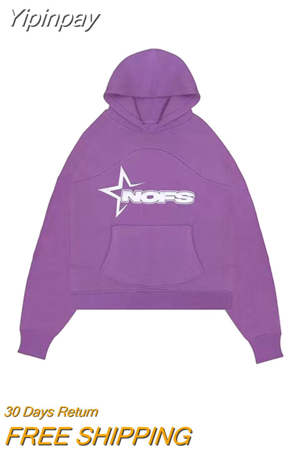 Yipinpay Popular Letter Print Hoodies Men Y2K New Harajuku Hip Hop Sweatshirts Punk Rock Casual Loose Pullovers Hot Fashion Hoodie