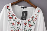 Yipinpay New Flower Embroidered Jacquard Medium-Sleeved Dress In Early Spring 2024