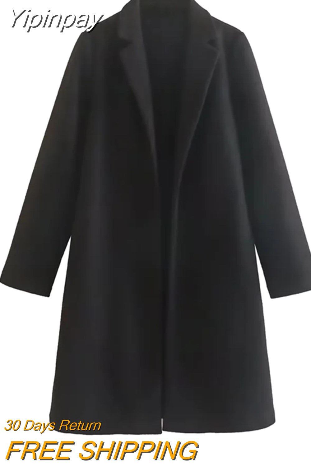 Yipinpay Multicolor Long Coat Women Long Sleeve Winter Woman Coat 2023 Chic And Elegant Woman Jacket Fashion Streetwear Cardigans