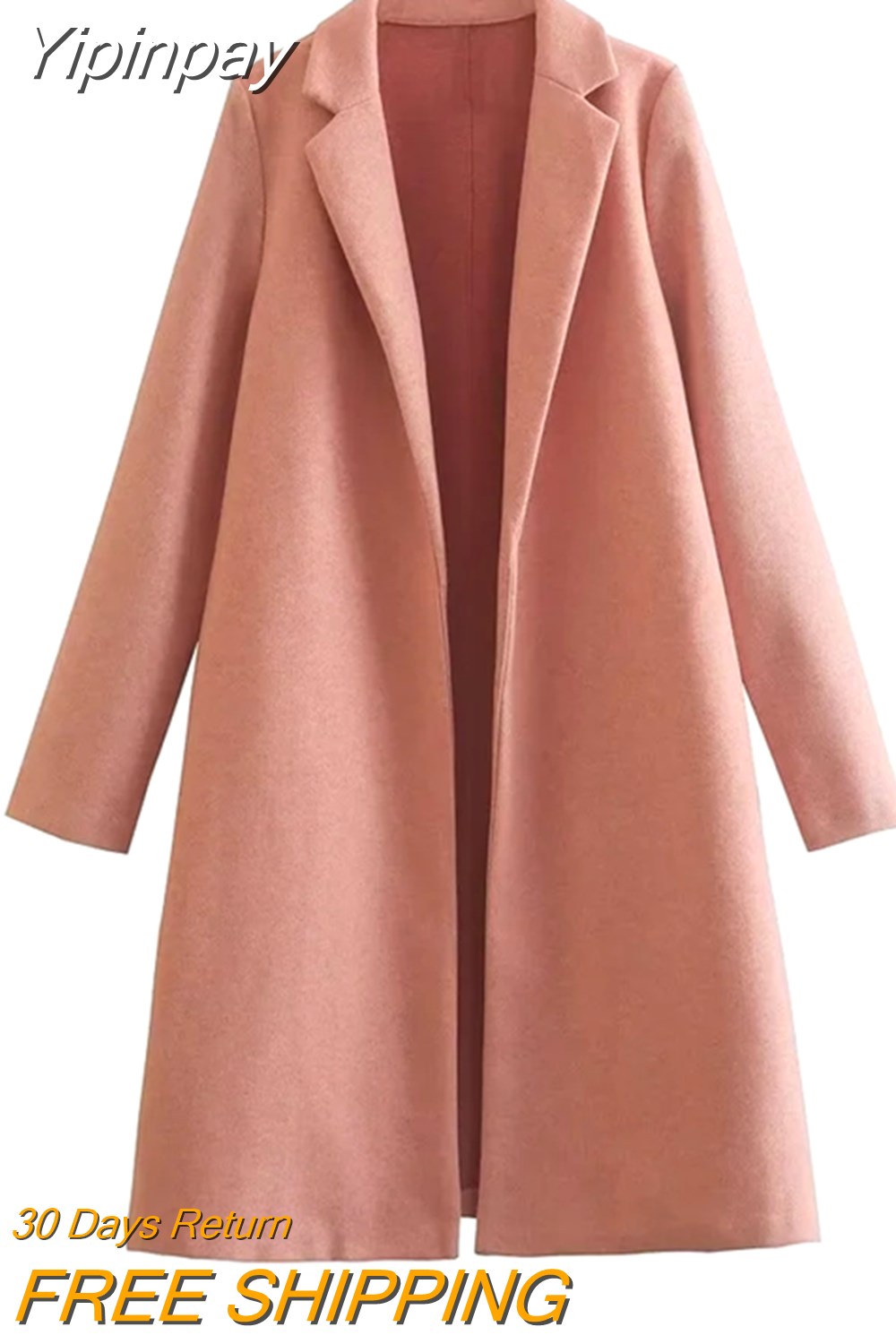 Yipinpay Multicolor Long Coat Women Long Sleeve Winter Woman Coat 2023 Chic And Elegant Woman Jacket Fashion Streetwear Cardigans