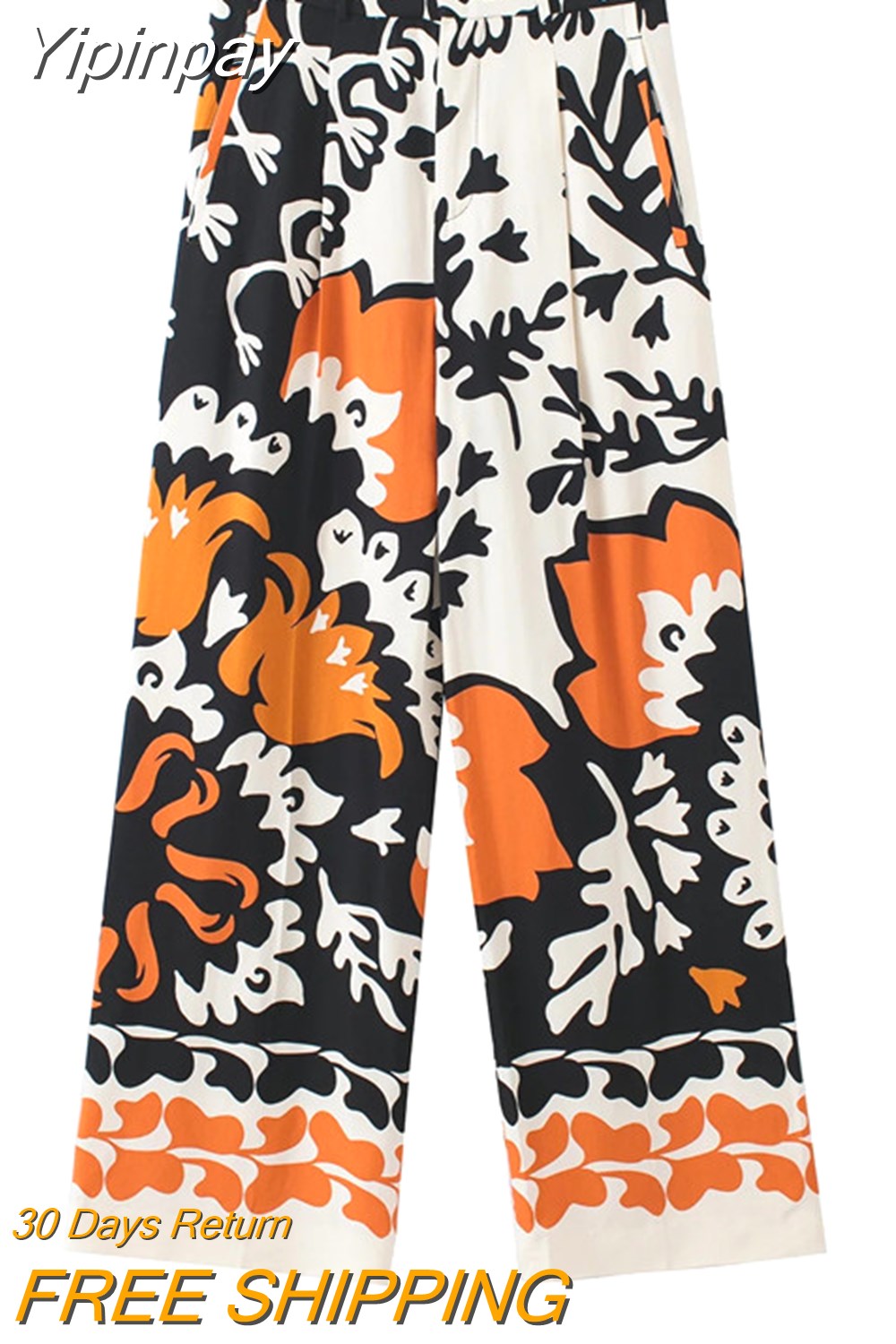 Yipinpay Women Blouse Print Button Up Shirt Woman Puff Long Sleeve Top Female Vintage Baggy Collared Shirt Fashion Streetwear Blouse