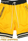 Yipinpay 2023 Men's Casual Shorts Summer New Running Fitness Fast-drying Trend Short Pants Loose Basketball Training Pants