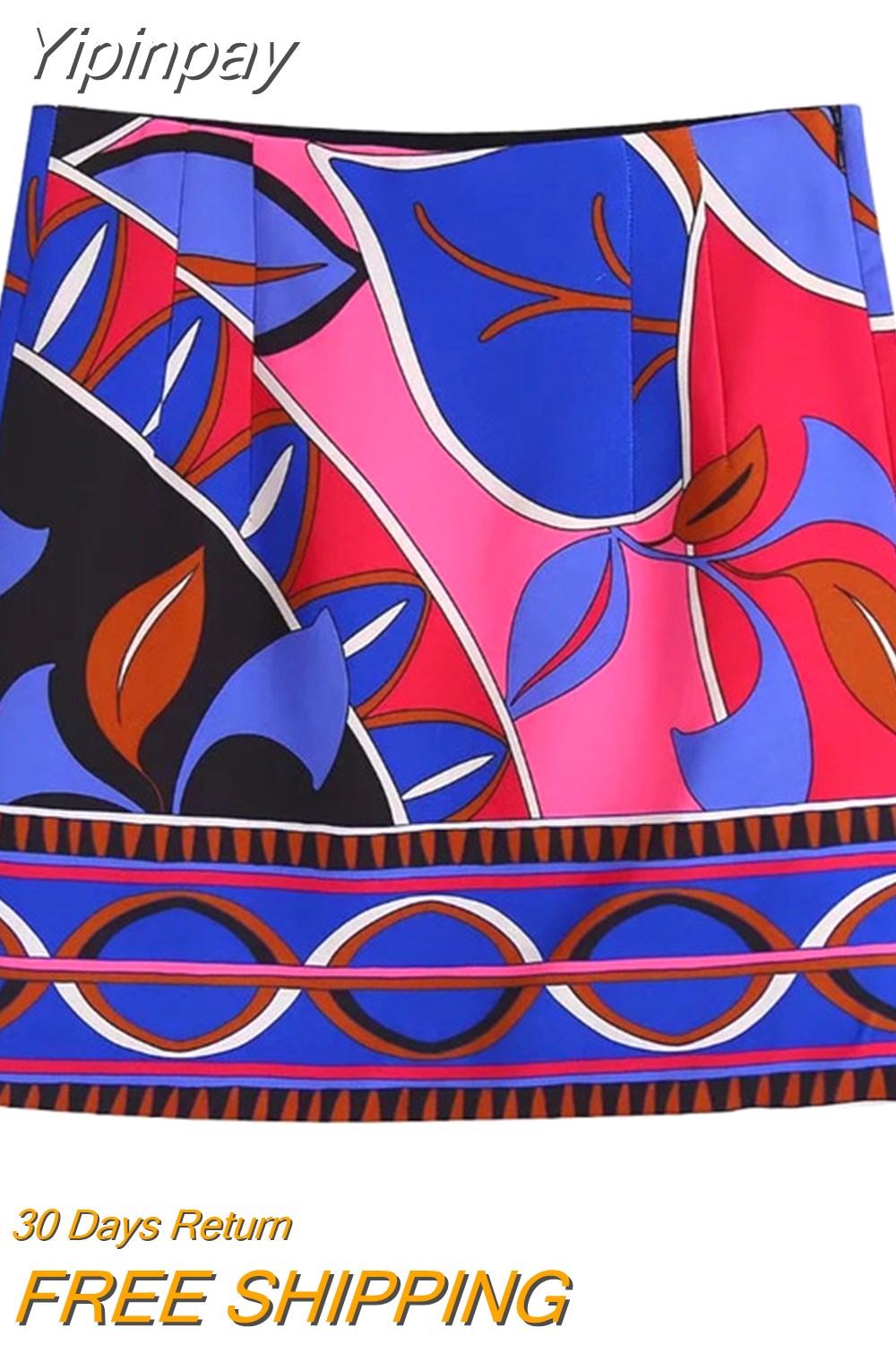 Yipinpay 2023 Print Bermuda Shorts Woman High Waist Short Pants Women Summer Y2k Fashion Pockets Beach Baggy Casual Shorts Sets