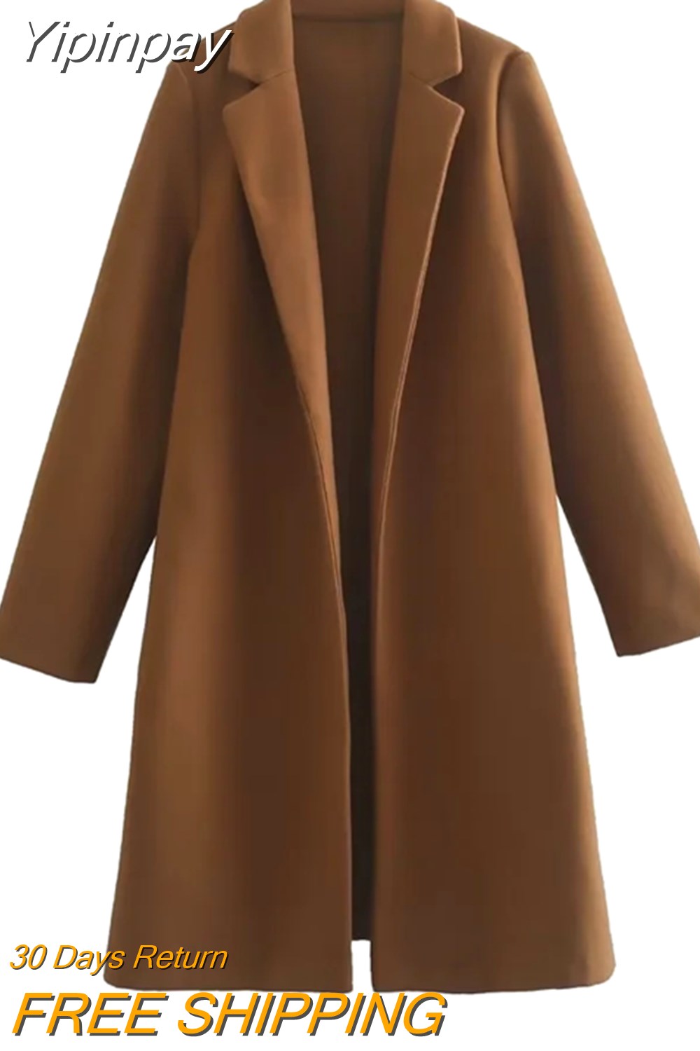 Yipinpay Multicolor Long Coat Women Long Sleeve Winter Woman Coat 2023 Chic And Elegant Woman Jacket Fashion Streetwear Cardigans