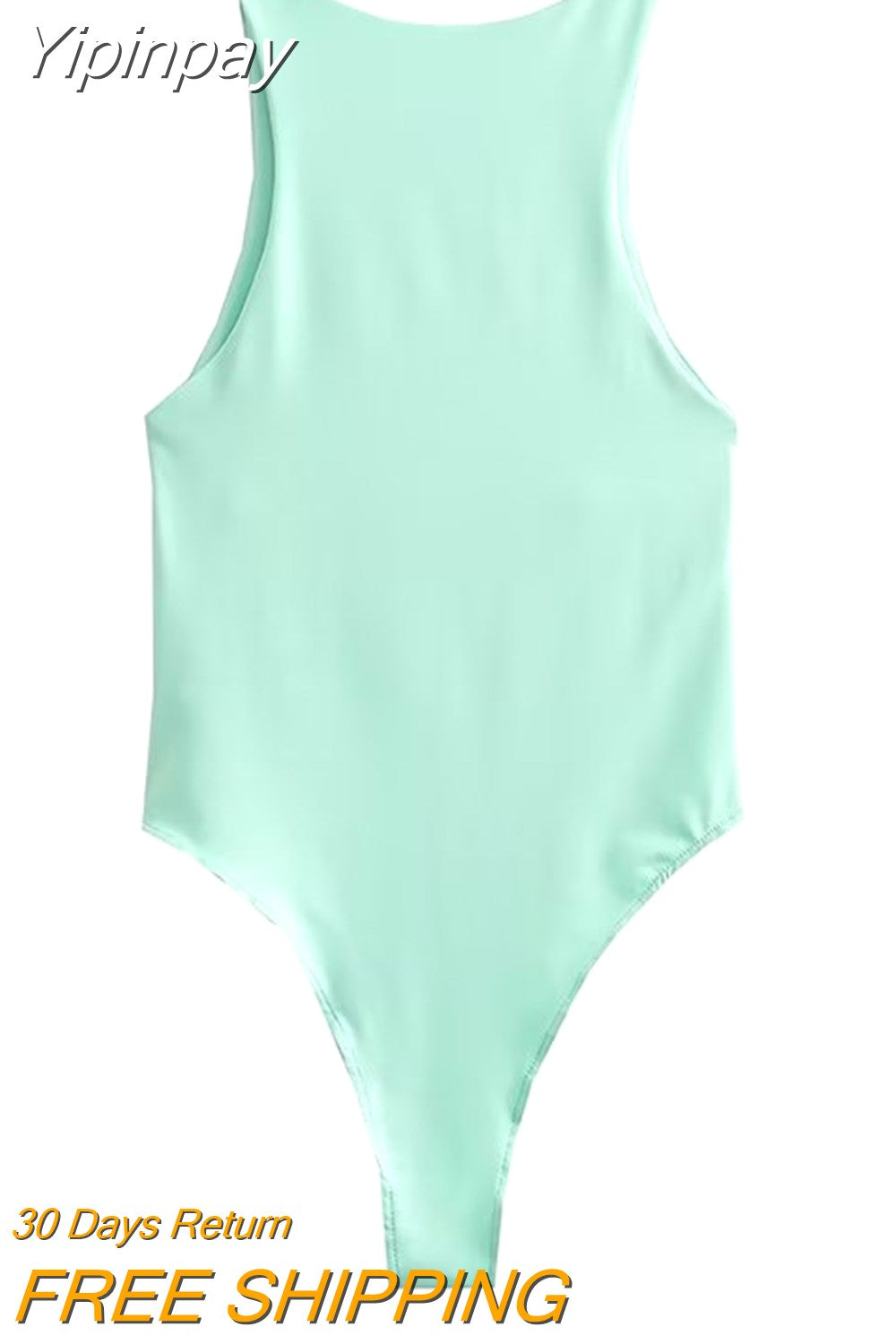 Yipinpay 2023 Fashion Bodysuit Women Summer Multicoloured O-Neck Sexy Woman Jumpsuit Tops Ladies Casual Skinny Bodysuit Romper