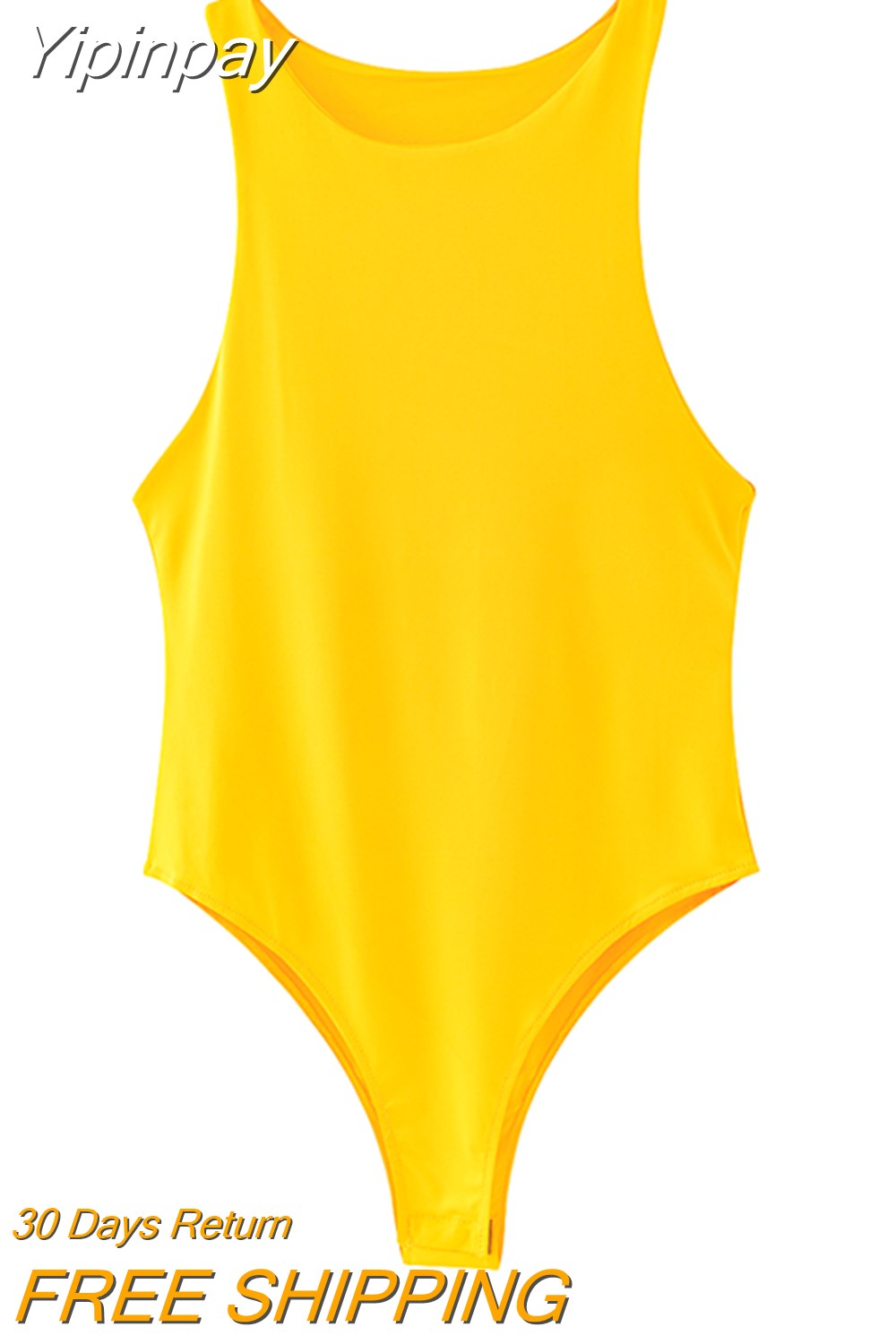 Yipinpay 2023 Fashion Bodysuit Women Summer Multicoloured O-Neck Sexy Woman Jumpsuit Tops Ladies Casual Skinny Bodysuit Romper