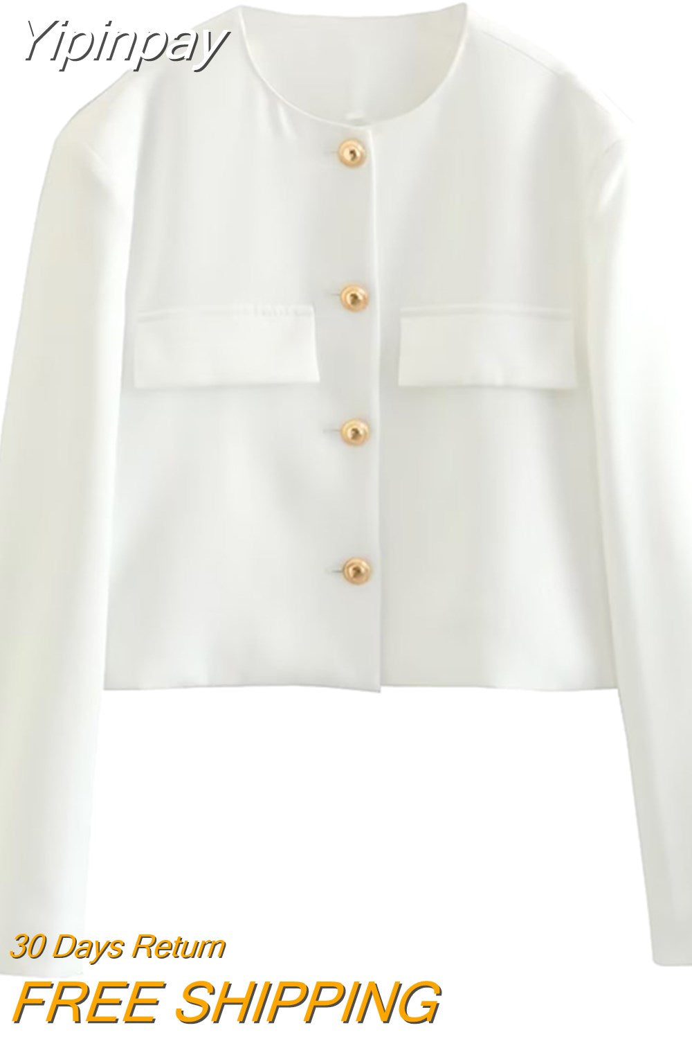 Yipinpay 2023 Fashion Blazers for Women Elegant Stylish Female Single-breasted Women's Suit Coat Ladies Casual Blazer Suits