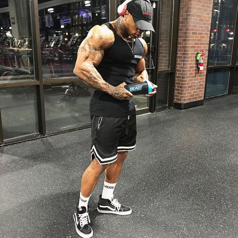Yipinpay 2023 Men's Casual Shorts Summer New Running Fitness Fast-drying Trend Short Pants Loose Basketball Training Pants