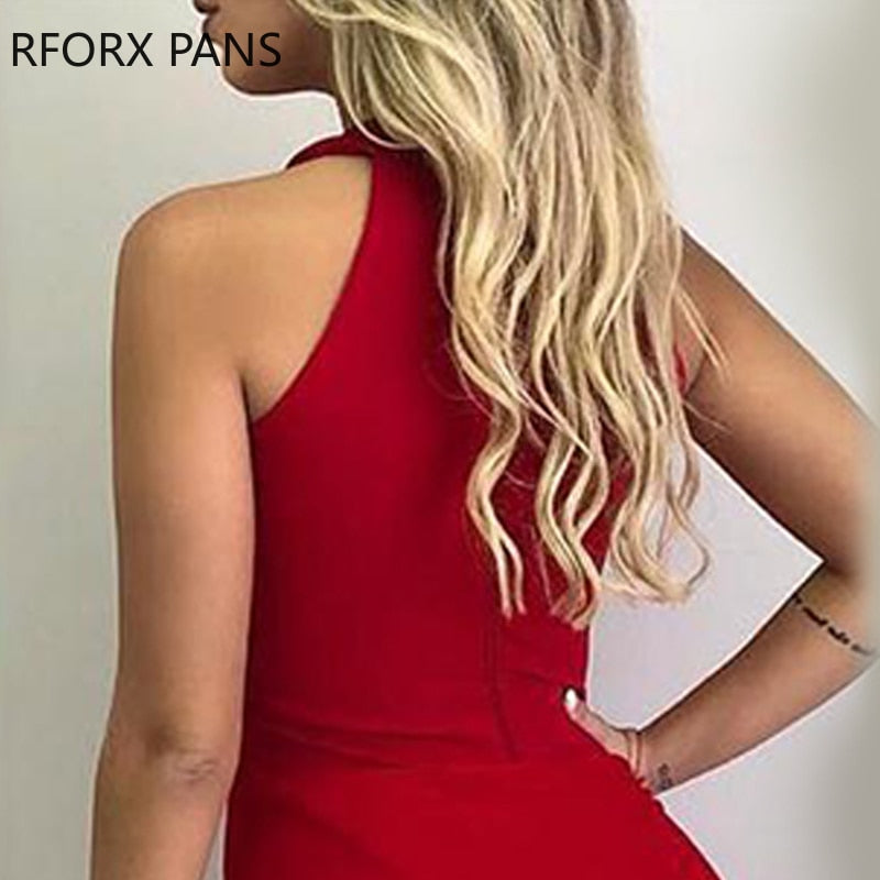 Yipinpay Fishnet Mesh Overlay Romper