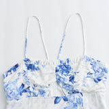 Yipinpay Spring Flower Printed Underwear Dress 2492055