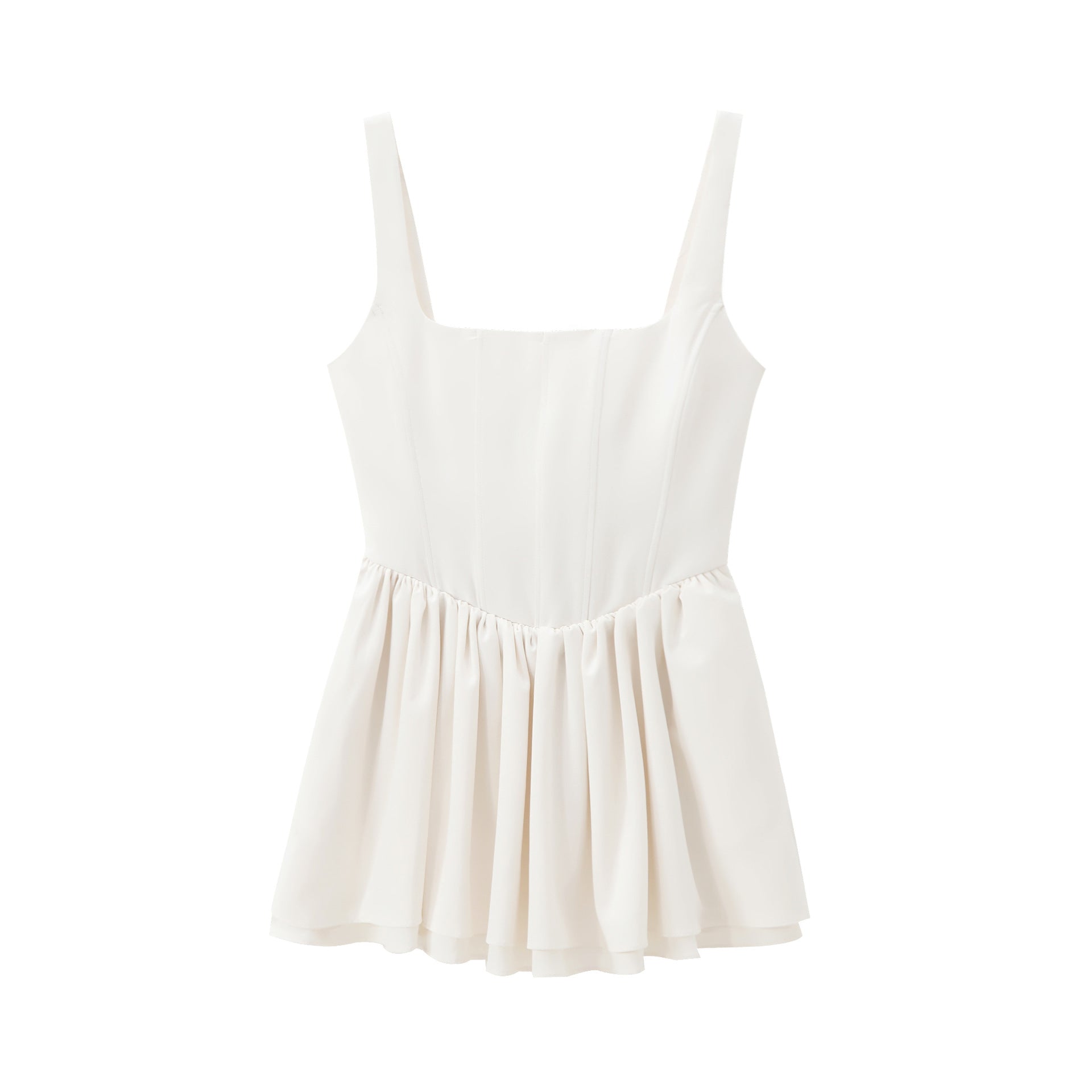 Yipinpay New Belly-Style Sleeveless Sling Short Dress 3067237