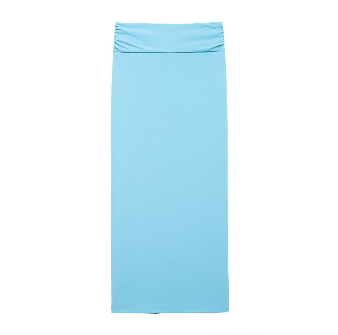 Yipinpay New Pleated Neck Jumpsuit 4772004 Knot Flute Skirt 4764408
