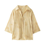 Yipinpay Loose Shirt 4786046 Jacquard Casual Pants 4786060 Suit