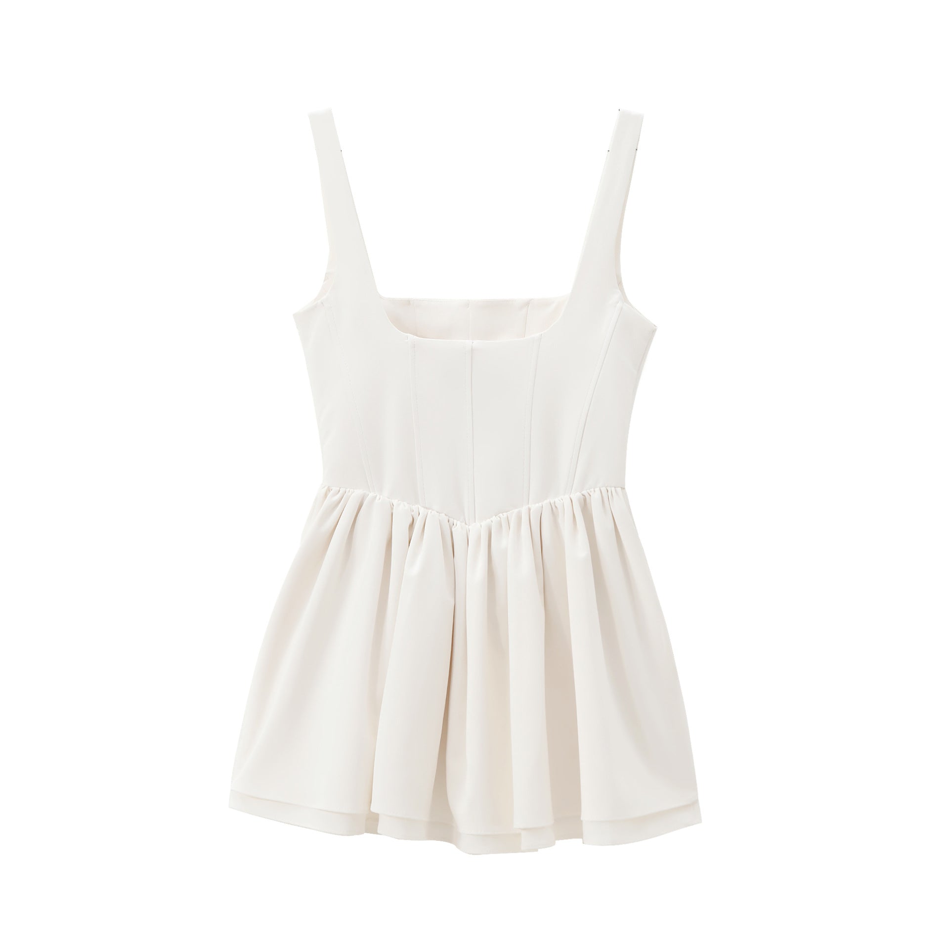 Yipinpay New Belly-Style Sleeveless Sling Short Dress 3067237