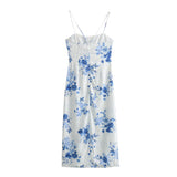 Yipinpay Spring Flower Printed Underwear Dress 2492055