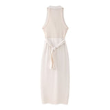 Yipinpay New Translucent V-Collar Dress 7969027