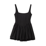 Yipinpay New Belly-Style Sleeveless Sling Short Dress 3067237