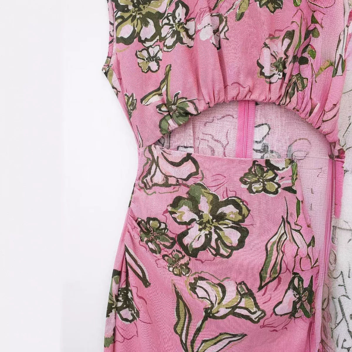 Yipinpay Blended Print Dress In Spring 3067737