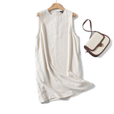 Yipinpay Spring Style Casual Minimalist Elegant Sleeveless Dress