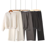 Yipinpay Pilot Jacket Sweater 3399802 Loose High-Waisted Velvet Trousers 319980