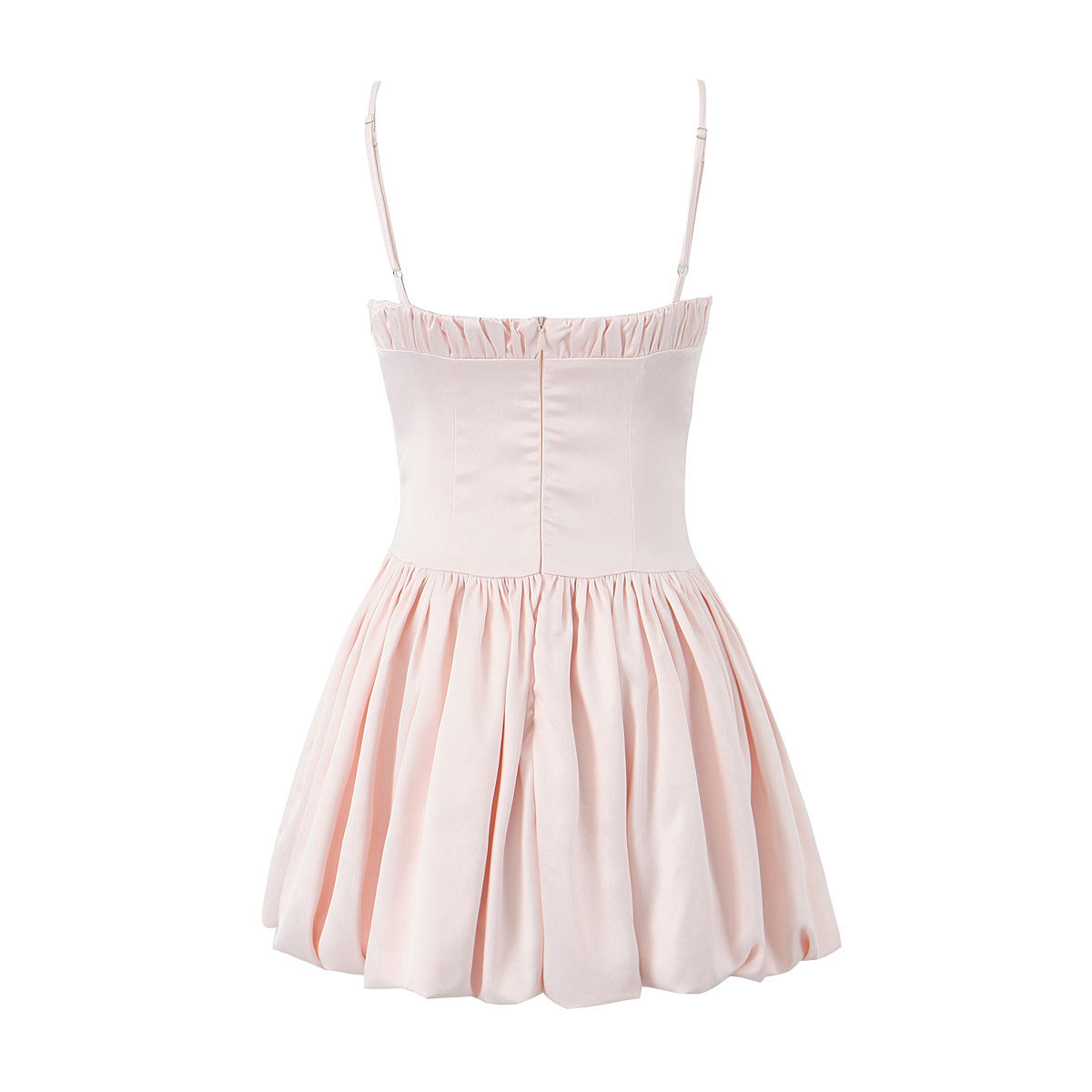 Yipinpay New Autumn Style Lace Trim Mini Suspender Dress Princess Dress