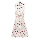 Yipinpay 2024 New Street Style Printed Poplin Shirt Dress 3089144