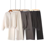 Yipinpay Pilot Jacket Sweater 3399802 Loose High-Waisted Velvet Trousers 319980