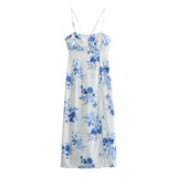 Yipinpay Spring Flower Printed Underwear Dress 2492055