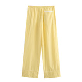 Yipinpay New Striped Casual Loose Shirt 3217253 Trousers 6929414