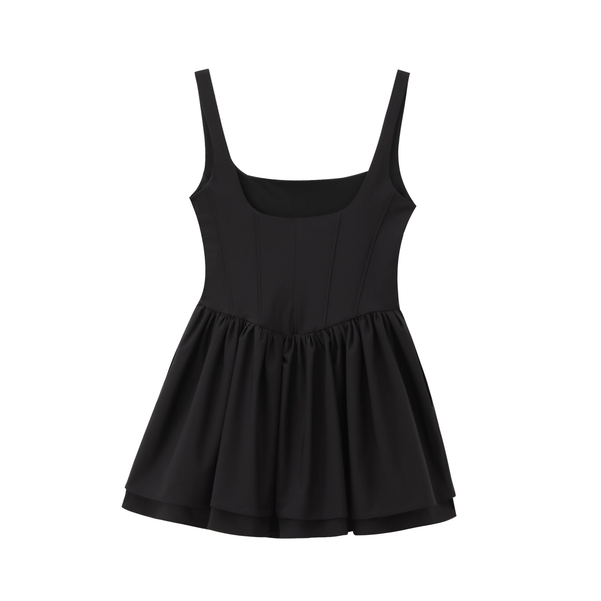Yipinpay New Belly-Style Sleeveless Sling Short Dress 3067237