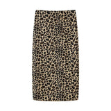 Yipinpay Summer Animal Print Knitted Blouse 5584202 Half Skirt 5584203