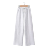 Yipinpay Pilot Jacket Sweater 3399802 Loose High-Waisted Velvet Trousers 319980