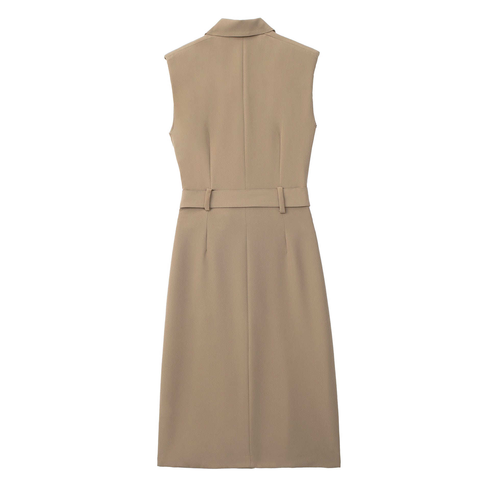 Yipinpay New Autumn Style Double-Breasted Dress With Belt Trench Coat 1165193