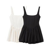 Yipinpay New Belly-Style Sleeveless Sling Short Dress 3067237