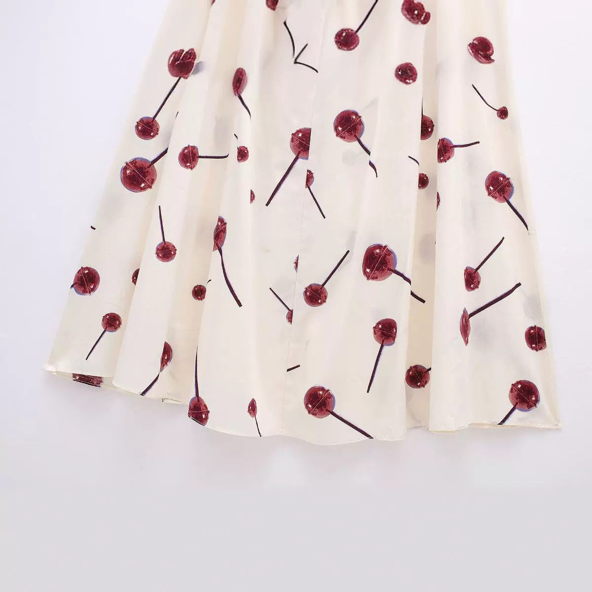 Yipinpay 2024 New Street Style Printed Poplin Shirt Dress 3089144