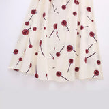 Yipinpay 2024 New Street Style Printed Poplin Shirt Dress 3089144