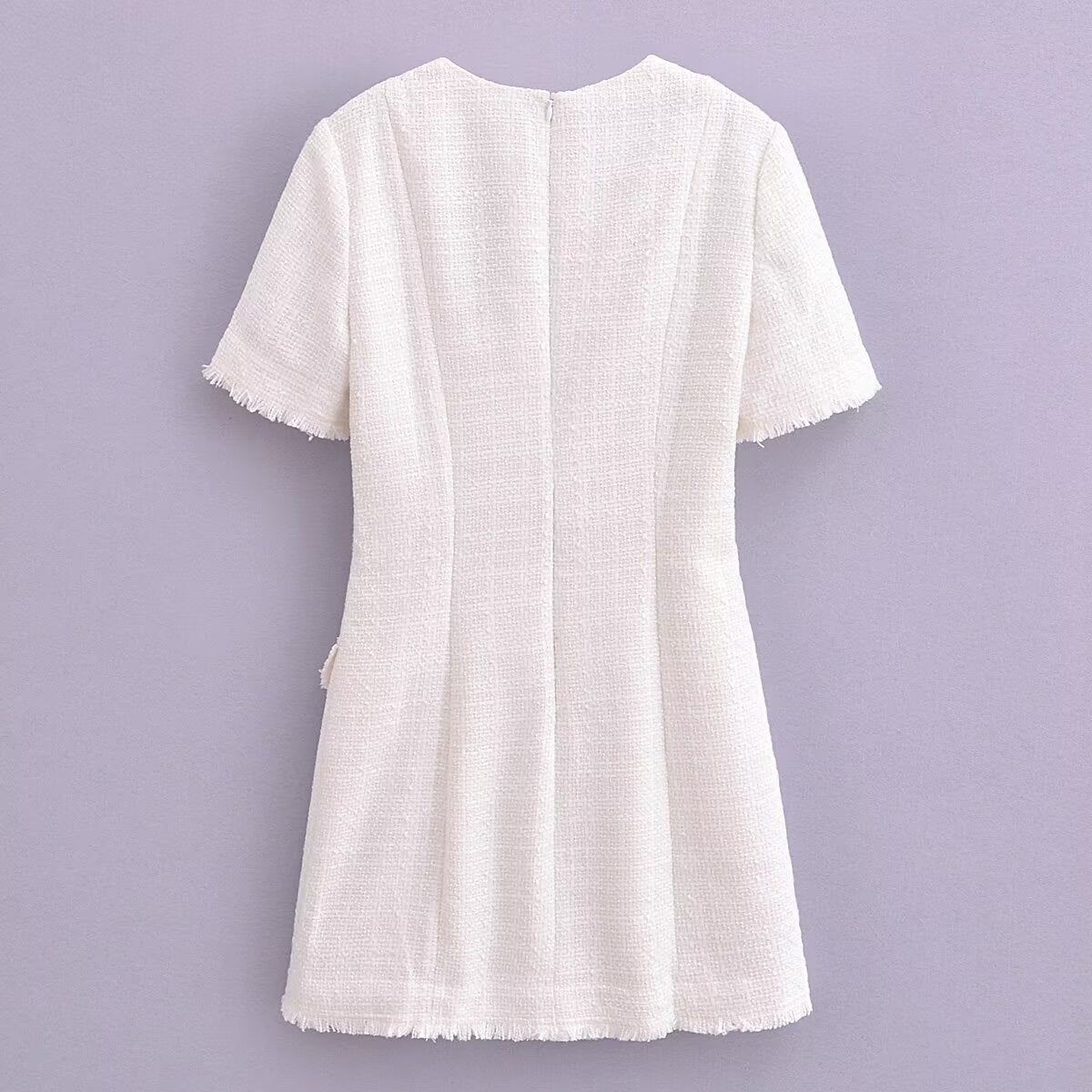 Yipinpay New Style French Commuter Ring Velvet Fringed Dress 1201791