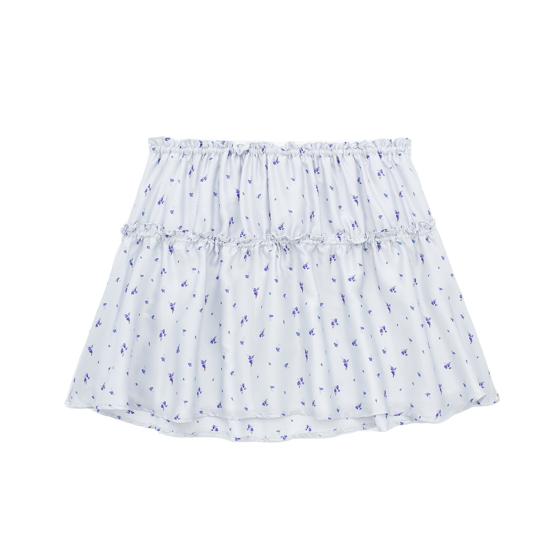 Yipinpay New Laminated Decorative Silk Satin Blouse 2542371 Half Skirt 6929412