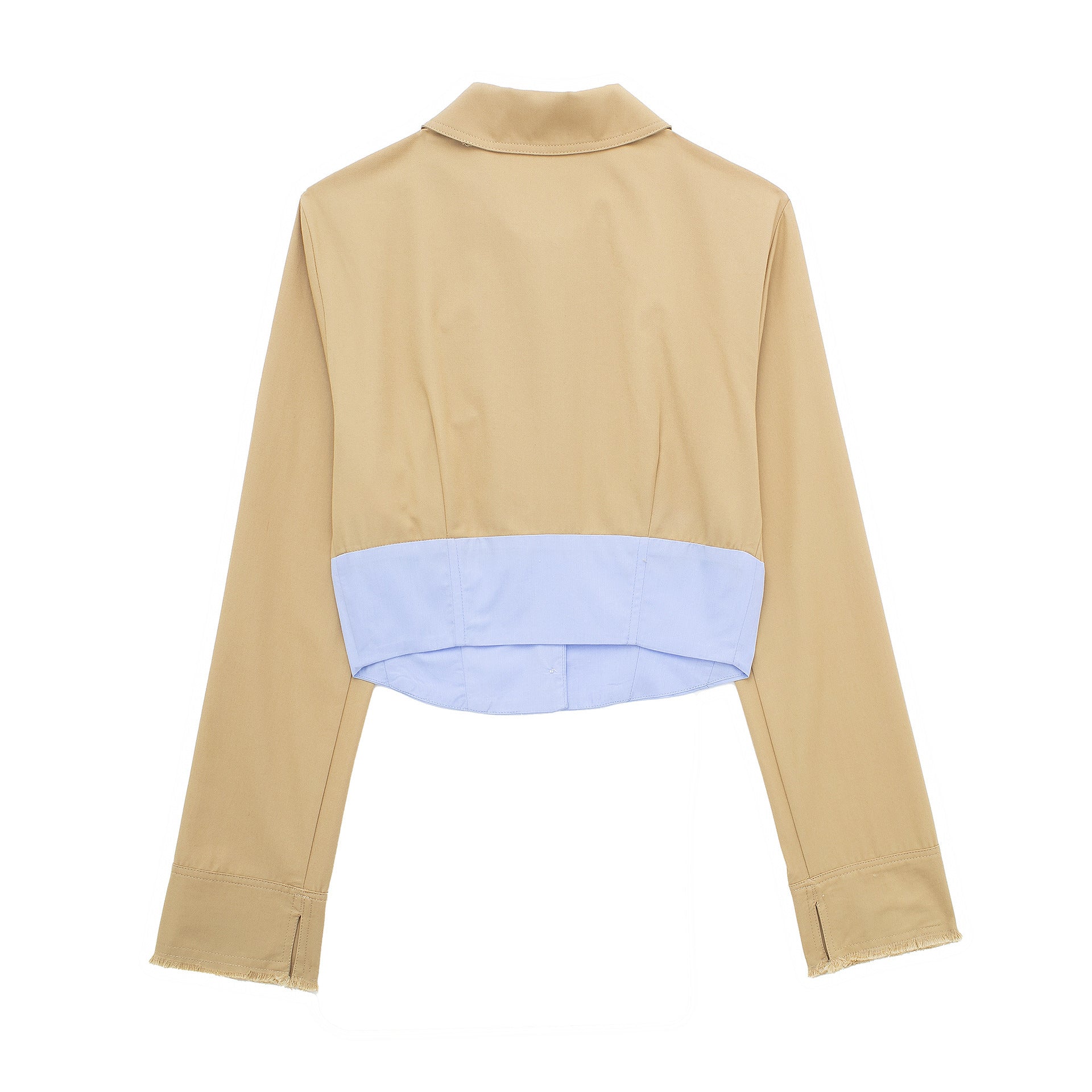 Yipinpay Stitching Slimming Short Shirt 2814641 Line Decoration Straight Tube Flute Skirt 2813641 Set