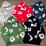 Yipinpay Tide Brand Foam Print Loose Sweater Y2K Hip Hop Street Suit For Men And Women