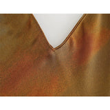 Yipinpay 2023 Satin Backless Dress Woman Print Slip Long Dress Women Summer Sexy Prom Evening Dresses Maxi Elegant Party Dresses