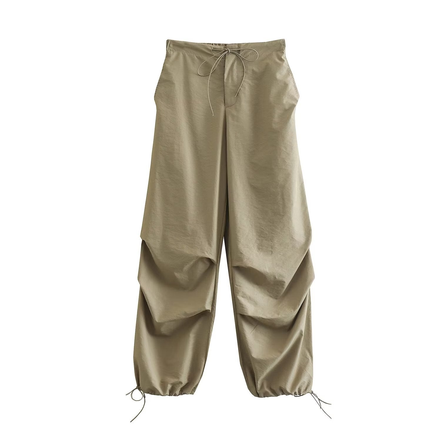 Yipinpay 2023 Parachute Pants For Women Multicolour Women's Cargo Trousers High Waist Baggy Pants Woman Streetwear Summer Pants