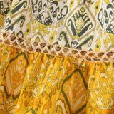 Yipinpay 2023 Print Slip Dress Woman Patchwork Backless Long Dress Women Summer Midi Beach Dresses Asymmetric Ruched Casual Dresses