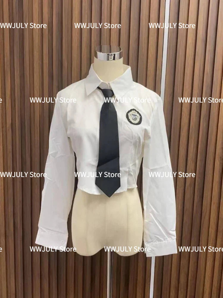 Yipinpay Knitted Suit Woman Y2k Crop Tops Sweater + Casual Shirt + Slim Bodycon Mini Skirt Korean 3 Piece Set Skirt 2024 Autumn