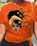 Yipinpay Women's Summer Suit Butterfly Figure Print Casual Top Shorts Set Tow Piece Suit Set Woman 2 Pieces Summer 2023