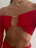 Yipinpay Women Ribbed Knit Cropped Tops Sexy Knitted Long Sleeve Cardigan Sweaters for Ladies Casual Shirts Pullovers Spring 2024