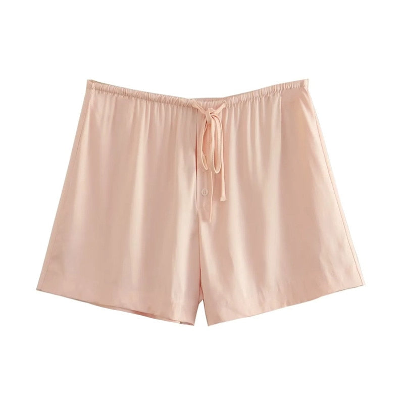 Yipinpay 2023 Pink Satin Top Female Asymmetric Off Shoulder Tops For Women Pleated Summer Sexy Tops Woman Sleevless Backless Top