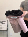 Yipinpay Spicy Girl American Retro Short Skirt for Women High Waist Slim Quick Drying Casual Drawstring Cargo Skirt Women Clothing